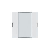Frontset Hager kallysto LED 2×KNX systemlink/easylink weiss