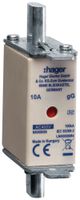 Fusible HPC Hager DIN000 400VAC 10A gG/gL avertisseur double antirouille