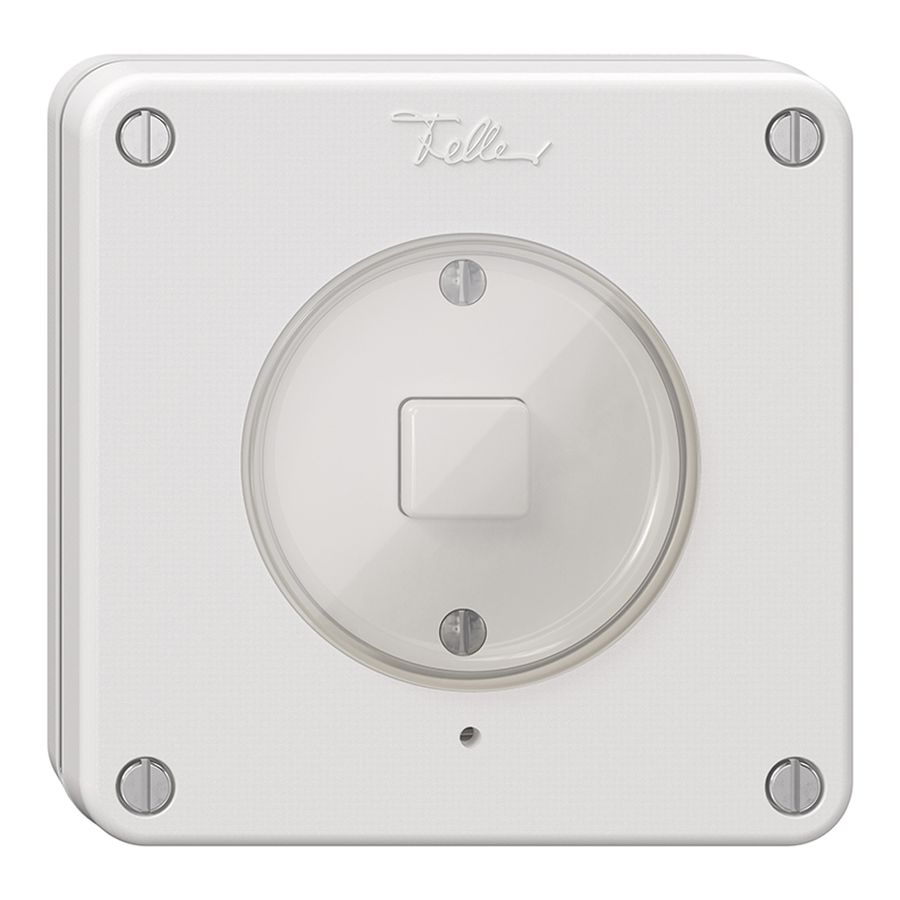 UP-Druckschalter 1K/1T NEVO Wiser weiss