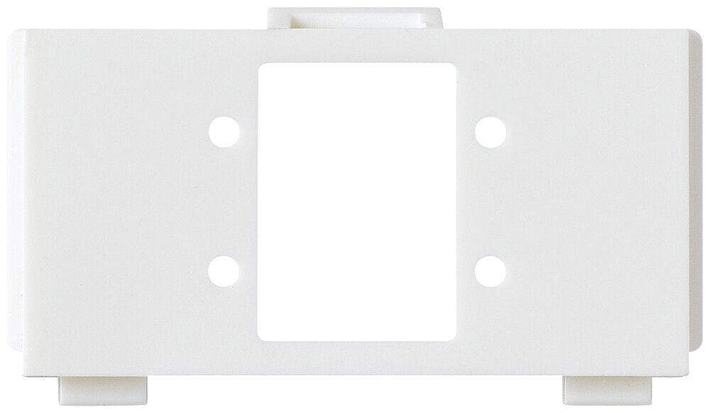 Modulo multimedia M3 FO vuoto per 2 E2000 compact kallysto bianco