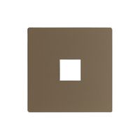 Plaque frontale EDIZIOdue elegance pour poussoir simple hazel