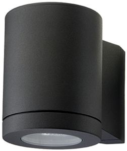 Applique SG Metro GU10 6.2W 330lm 3000K IP65 REG Ø90×120mm nero