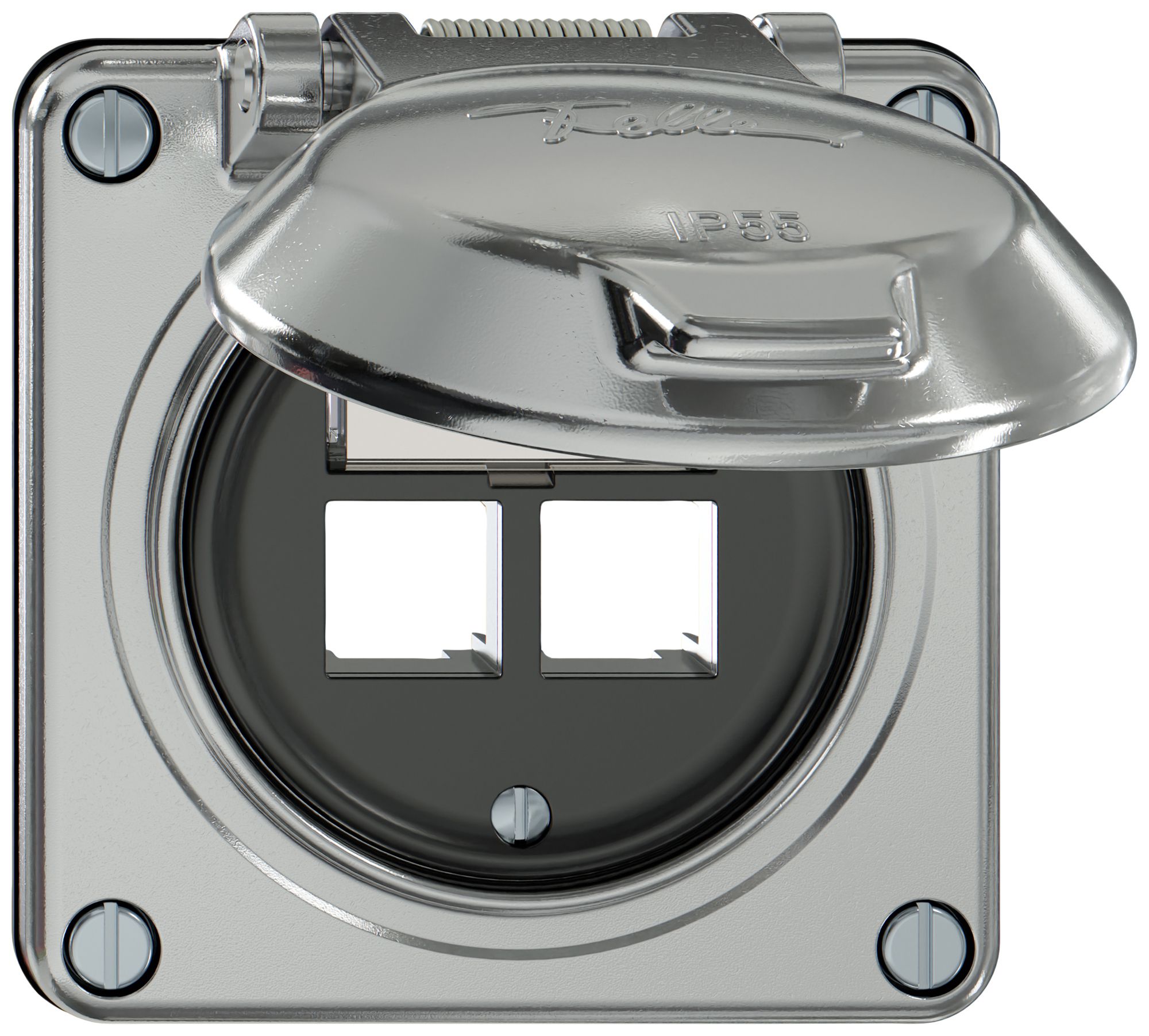 Montageset ELEMENT EASYNET S-One gerade 2 aluminium