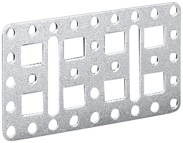 Plaque de montage Rittal TS 4532.000 60×110mm pour AX grille 25mm acier 4pcs