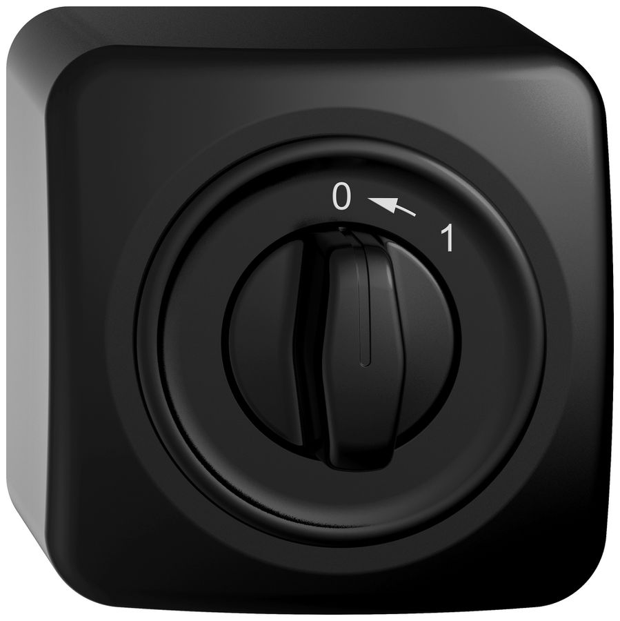 AP-Schwenktaster STANDARDdue SNAPFIX® 0<-1/2P mit Drehgriff sz