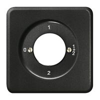 Kit frontale INC 0-1-1+2-2 nero per interruttore rotativo a chiave