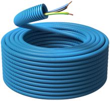 Installationsrohr vorverdrahtet KRFWG PM M20 blau H07Z1-U 3×1.5mm² bl/sz/gn-gb