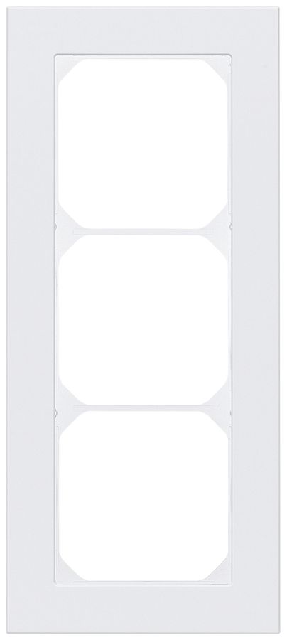 Abdeckrahmen KAL.art 3×1 214×94mm Al weiss