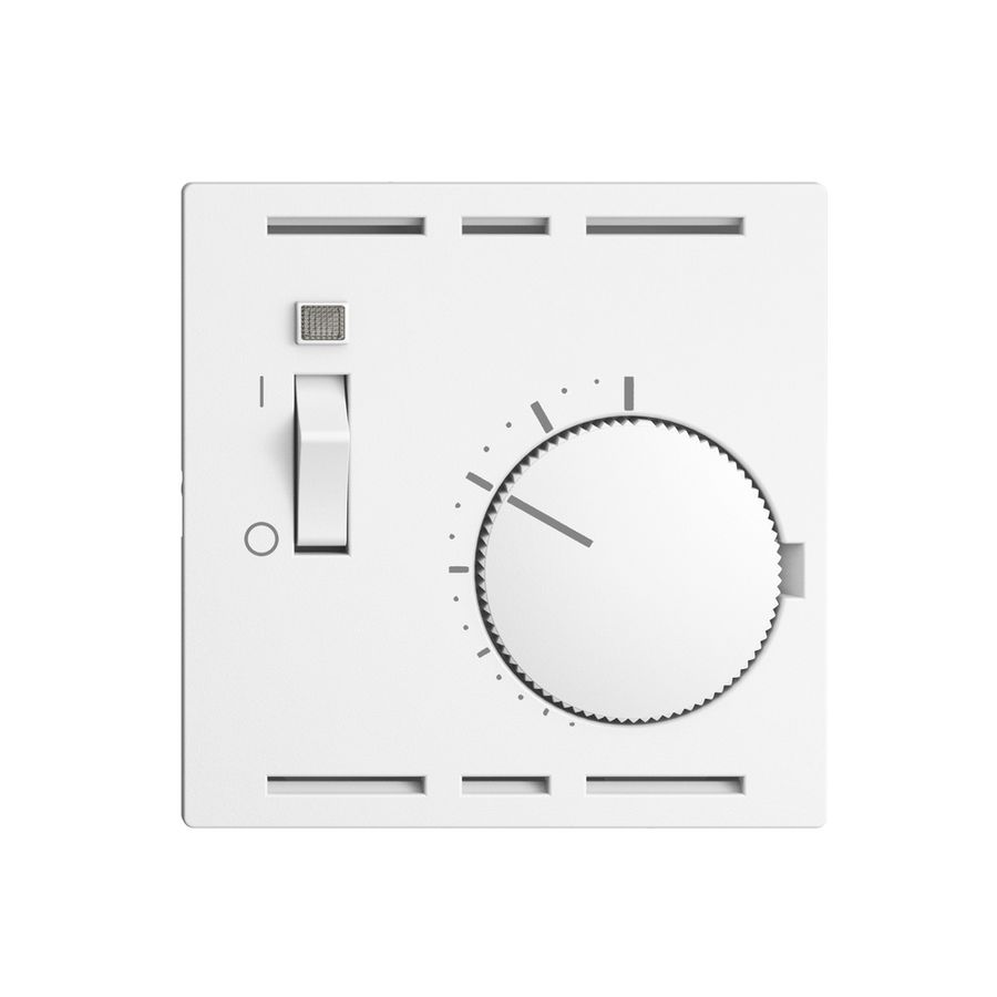 UP-Raumthermostat EDIZIOdue weiss mit Schalter