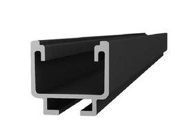 K2 SolidRail Light; 5.95 m schwarz eloxiert