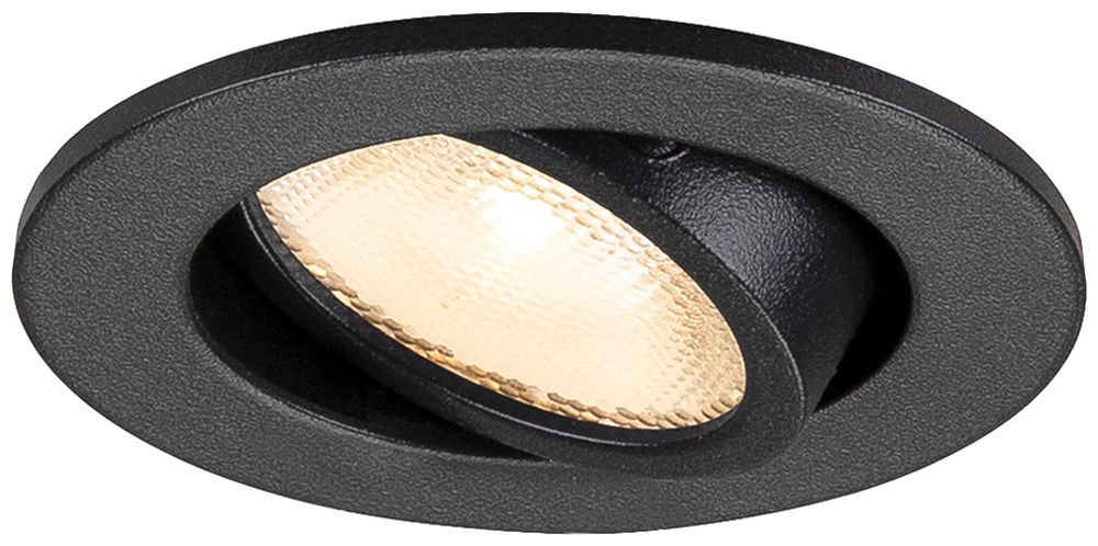 Spot LED INS SLV NEW TRIA 45 4W 360lm 930 IP20/44 24° Ø52mm nero