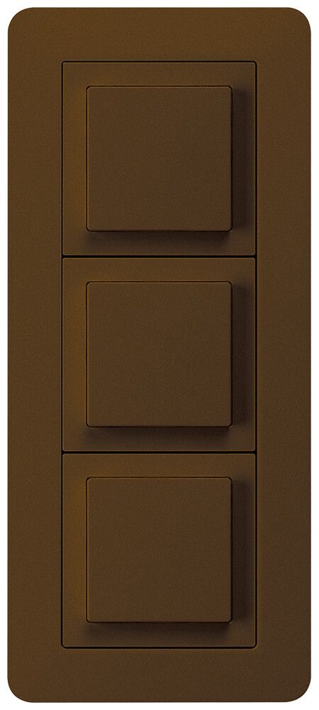 UP-Kombination kallysto.trend Gr.I-I-I vertikal 3×Schalter S3 braun