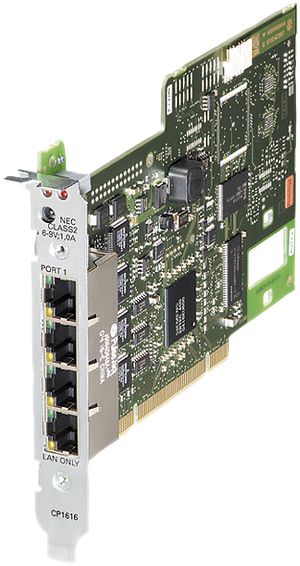 Processore di comunicazione Siemens SIMATIC CP 1616 PCI (32bit), 4×RJ45