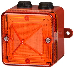 LED-Dauer-/Blinkleuchte Comax orange 48…260V AC 0.053A 180cd IP66