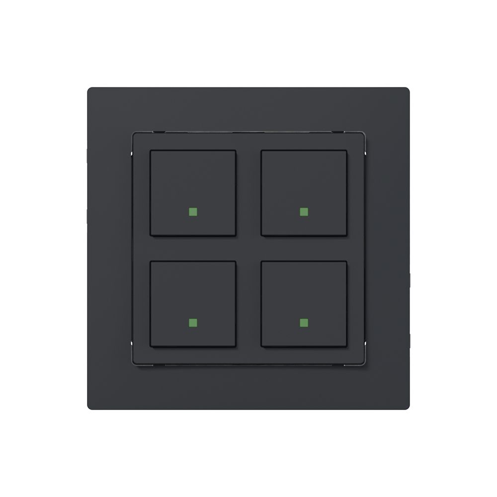 Senseur/actionneur de commutation 2/1×SIDUS free@home wireless, anthracite