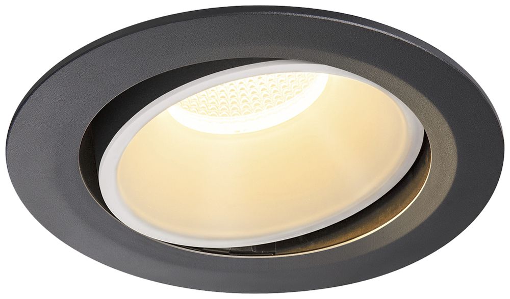 Downlight LED SLV NUMINOS MOVE XL 37.4W 3550lm 3000K 55° VAR Ø190×118mm no/bc