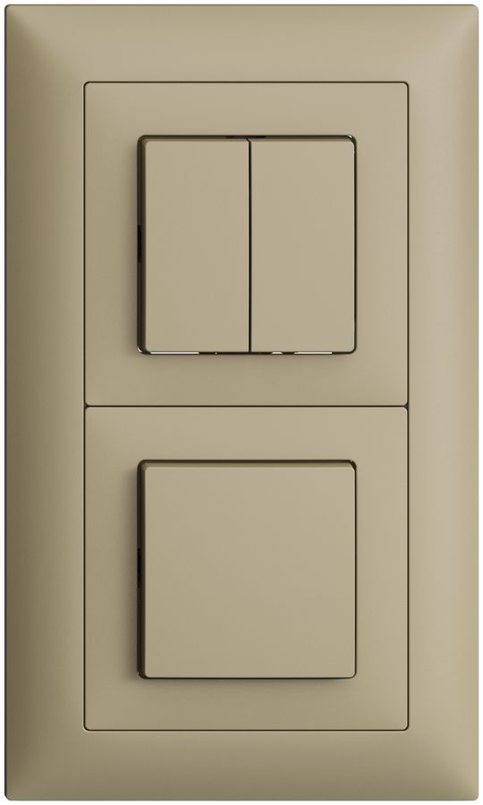 UP-Kombination EDIZIOdue 1/1P+3/1P sand