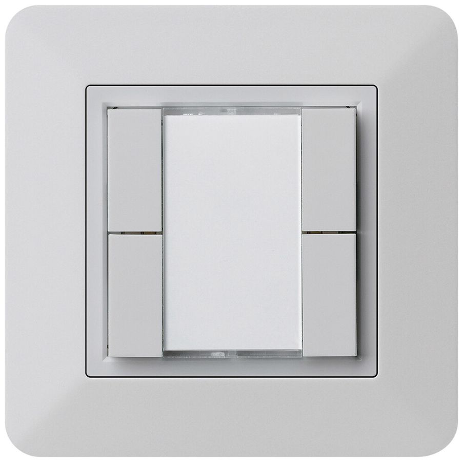 UP-Universaltaster 4×kallysto.trend ohne LED hellgrau