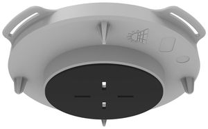 Elemento frontale Spotbox Mini Flex Ø95mm per calcestruzzo a vista grigio