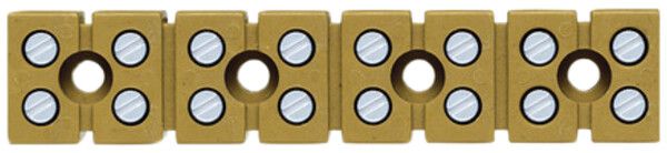 Klemmenleiste Weidmüller MK Schraubanschluss 2.5mm² 400V 24A 8L 72.75mm gelb