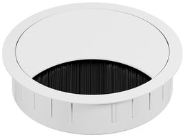 Kabelauslass BACHMANN LOOP ROUND Ø80mm Zamak weiss