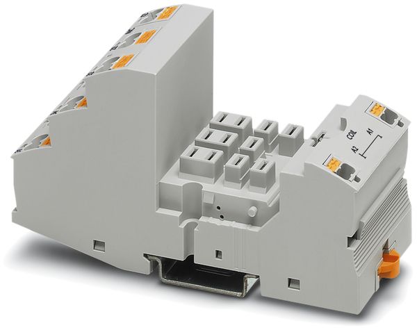 Base con relè RIF-4-BPT/3X21 per montaggio NS 35/7.5
