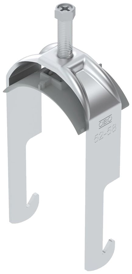 Fixation rapide BET 2056 pied à W matière synthétique 52…58mm 1×câble aluminium