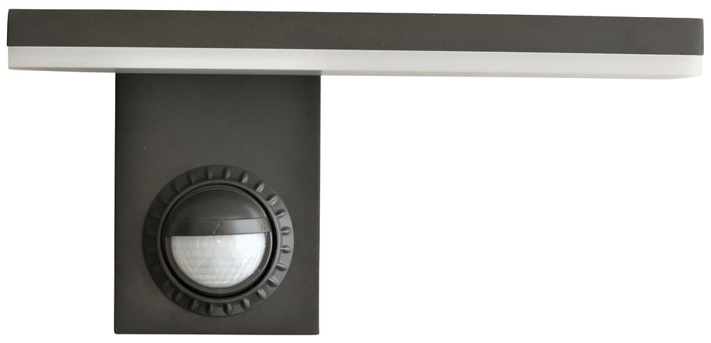 Applique LED Z-Licht ECOlicht 180 PIR 10W 800lm 3000K IP54 anthracite