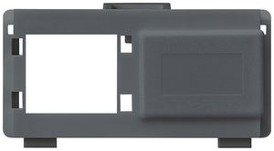 Modulo multimedia kallysto M3 CUC vuoto per 2 RJ45 R&M antracite
