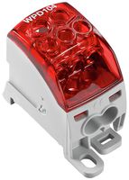 Blocco di distribuzione WM WPD 104 1P 164A 2×ingr 5×usc 1.5…16mm² 1.5…25mm²