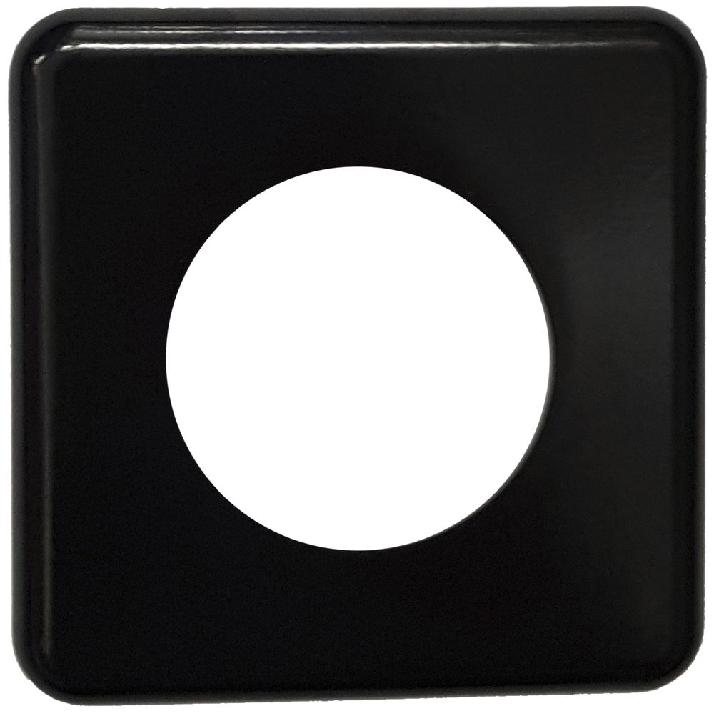 Plaque de recouvrement I 45mm noir