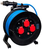 Avvolgicavo DEM GT 310 3×T15 3×1.5mm² 33m spina T15 IP55