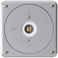 UP-Steckschlüsselschalter robusto ohne Klappdeckel 1/1P aluminium Vierkant
