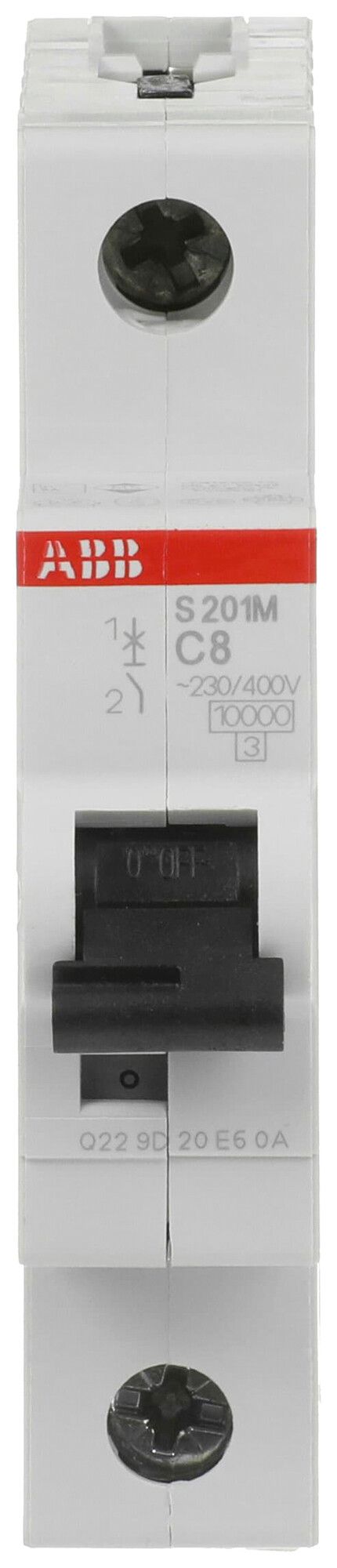 Leitungsschutzschalter ABB S201M-C8 8A C 10kA