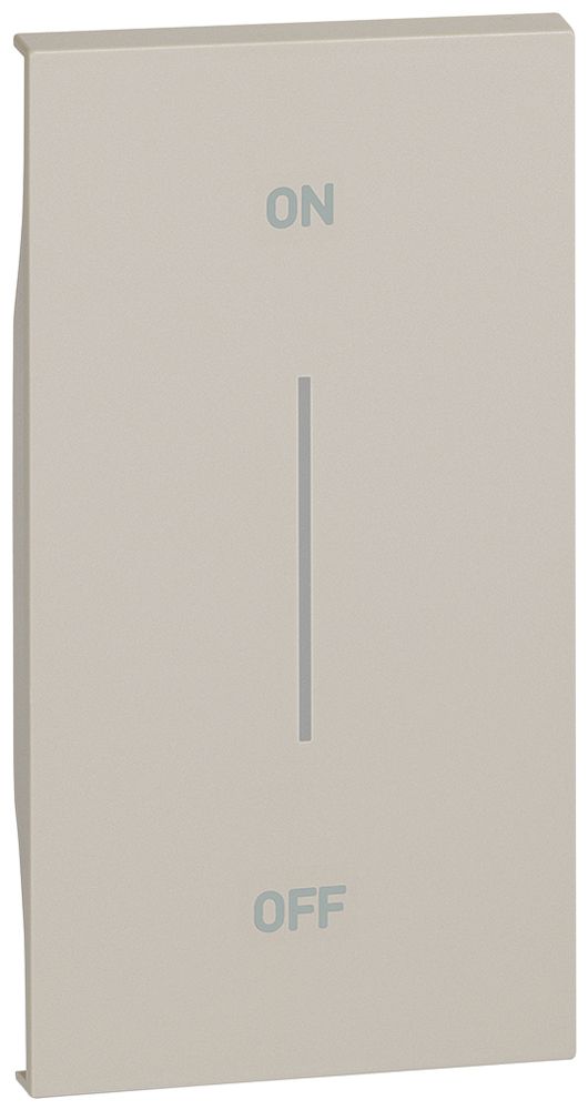 Cache de touche Living Now p.touches MyHOME 2 modules a.impression ON-OFF sand