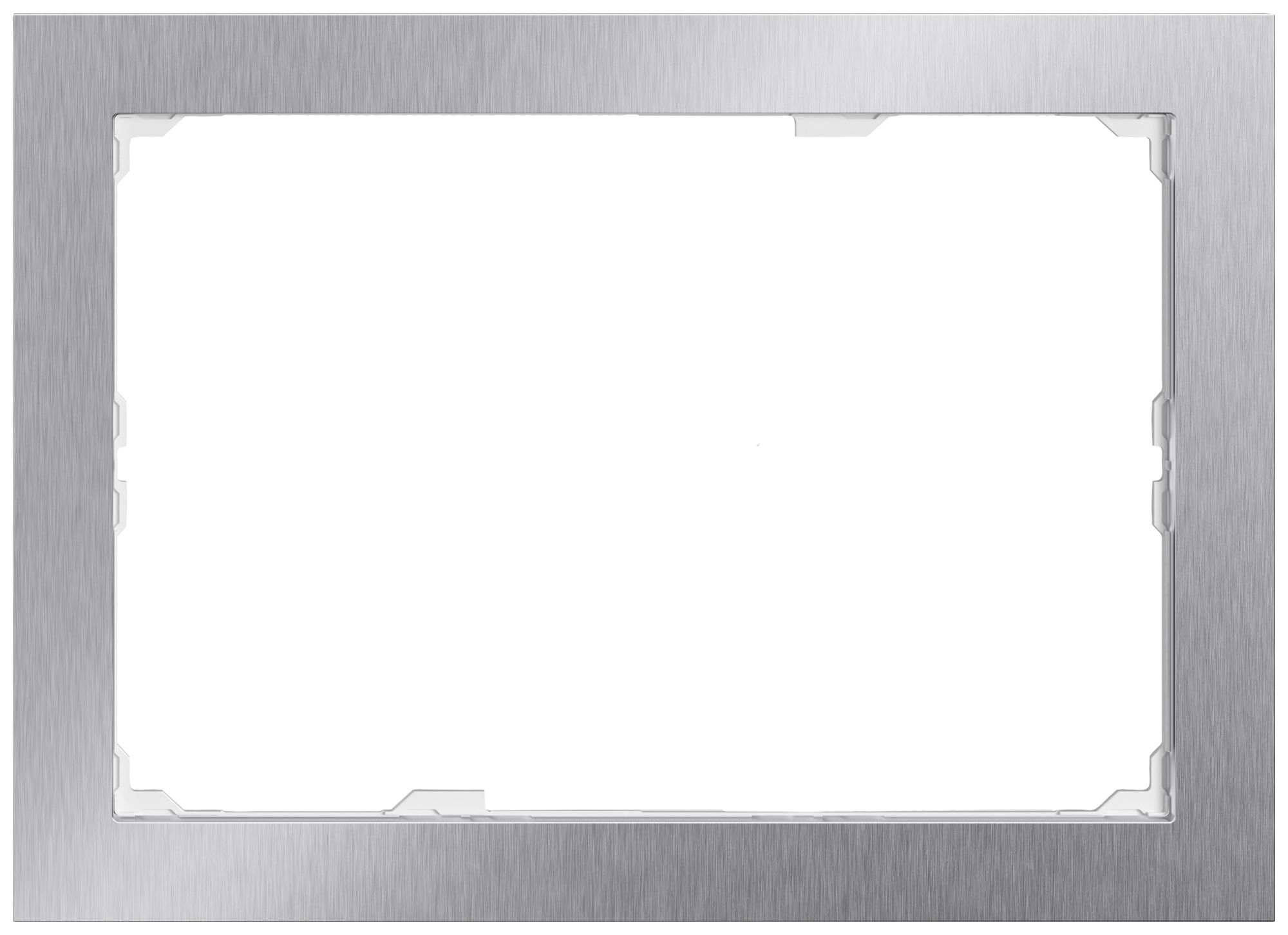 UP-Abdeckrahmen EDIZIO.liv prestige SNAPFIX® f.Panel 154×214mm Cr-geschl