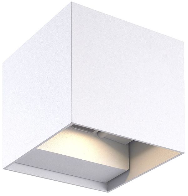 LED-Wandleuchte Z-Licht Würfel 10W 2×500lm 3000K IP65 weiss
