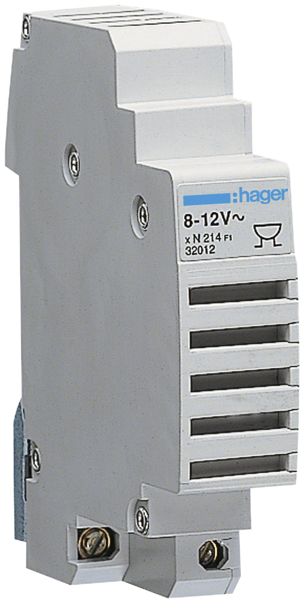 EB-Summer Hager 12V AC 0.33A 78dB Kunststoff hellgrau IP20