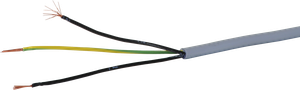Steuerkabel LiYY 3×0.5mm² nummeriert grau
