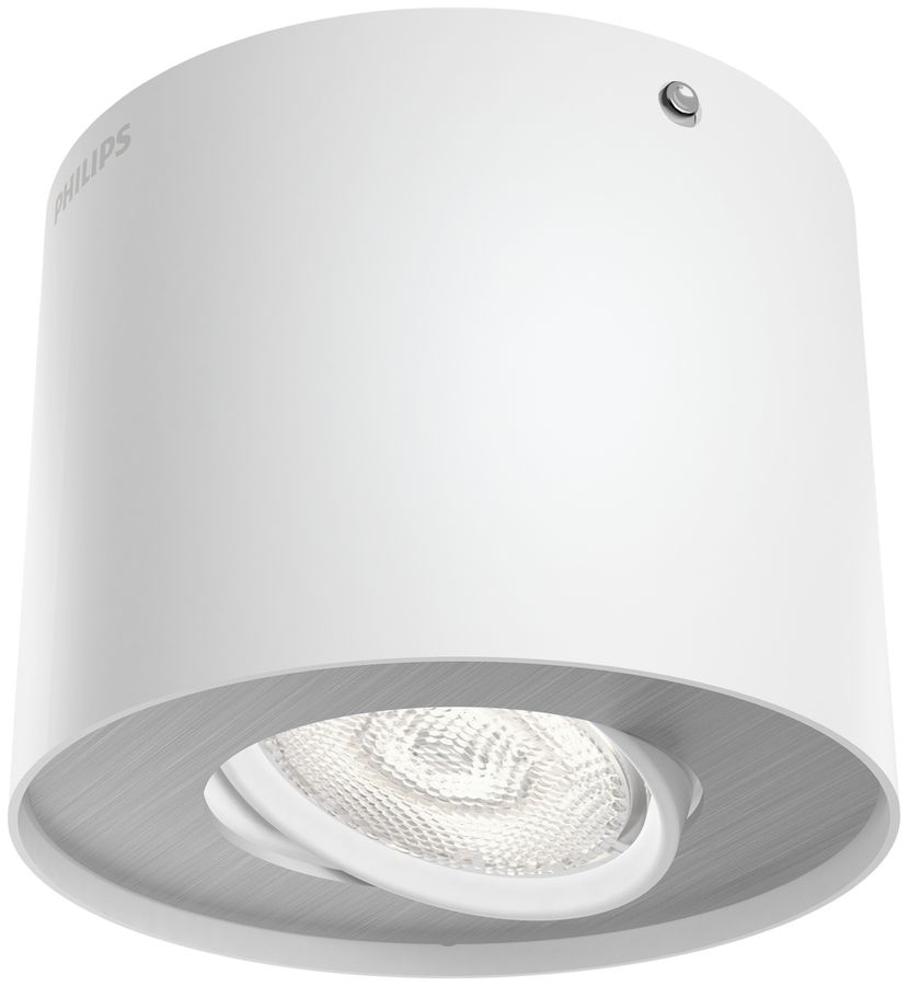 Plafonnier LED PHASE 4.5W 2700K 500lm 40° DIM blanc