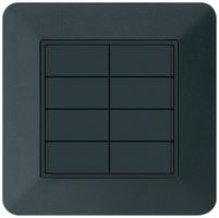 UP-Taster KNX KTR 8×Tasten 8×Betätigungspunkte LED schwarz