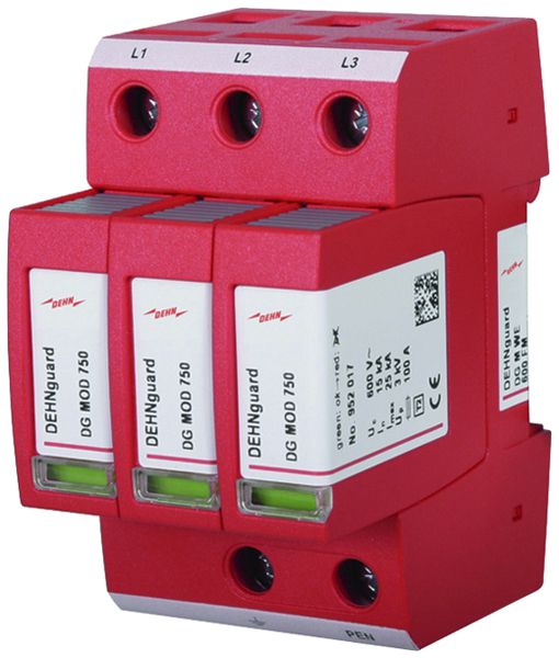 Parasurtension DEHN/elvatec SE DG M WE 600 FM, 480V 15kA