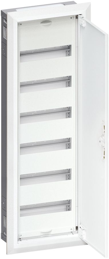Distributore INC Hager univers 6 file 72UM porta IP30 300×950×110mm
