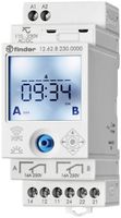 REG-Wochenschaltuhr Finder 12.62, 2W 16A 230VAC NFC 2TE