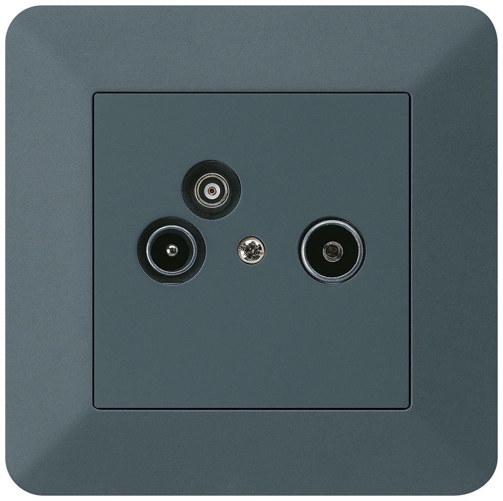 UP-Antennendose R/TV-Daten kallysto.trend 2GHz 14db anthrazit