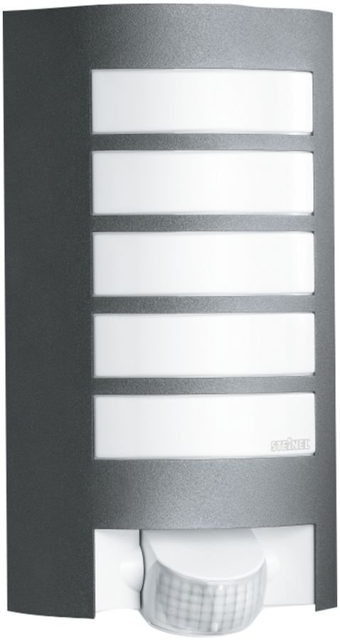 Wandleuchte Steinel L 12 PIR E27 60W IP44, anthrazit