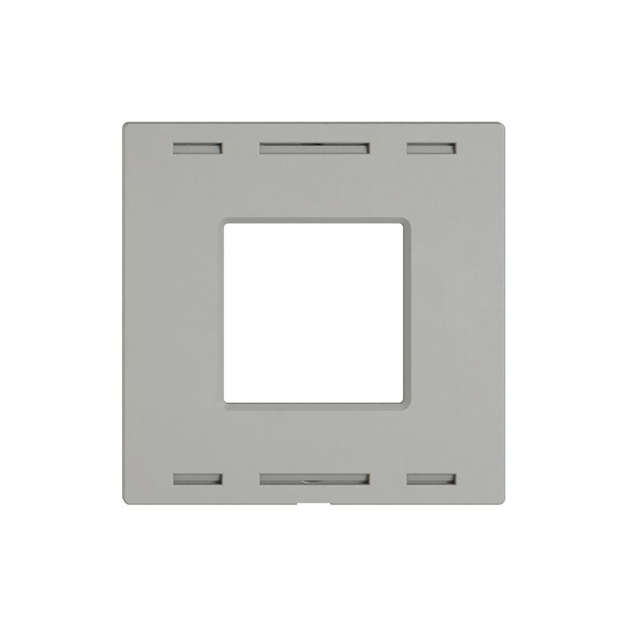 Abdeckset EDIZIO.liv Wiser SNAPFIX® Thermostat hellgrau