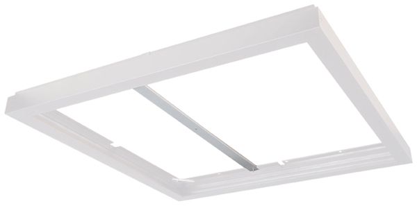 Anbaurahmen SG Sense Aluminium 604×604×48mm weiss