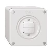 NAPU-Storenschalter NEVO, 1-Kanal, Anbauhöhe 65 mm, 87×87 mm, weiss