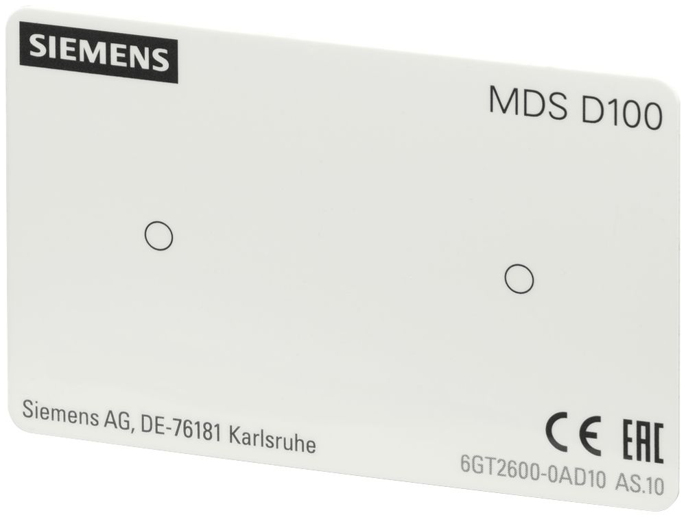 Transponder Siemens MDS D100 per RF200/300 ISO/MOBY D NXP ICODE SLI, carta